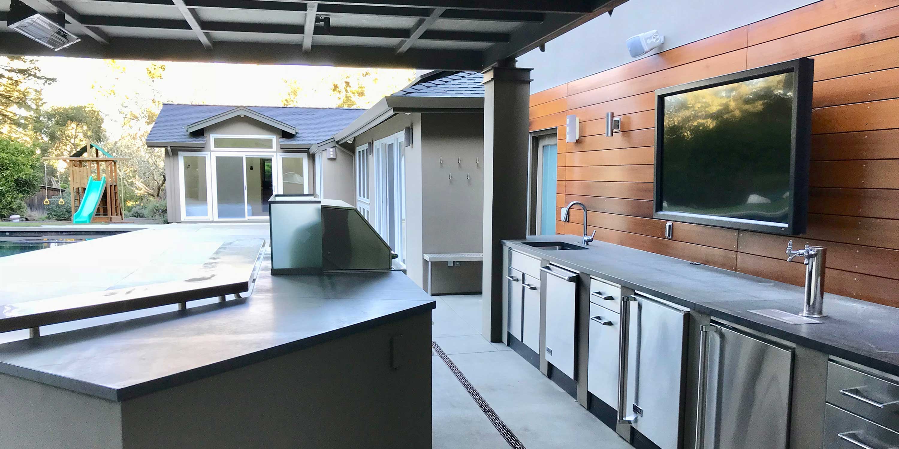 home theater company portola valley ca, outdoor automation, smart home technology, luxury homes, california