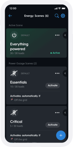Savant dashboard phone interface
